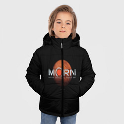 Куртка зимняя для мальчика Марс, цвет: 3D-светло-серый — фото 2