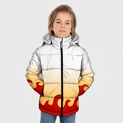 Куртка зимняя для мальчика ШИНДЖУРО РЕНГОКУ KNY, цвет: 3D-светло-серый — фото 2