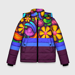 Зимняя куртка для мальчика Мультяшные Цветы