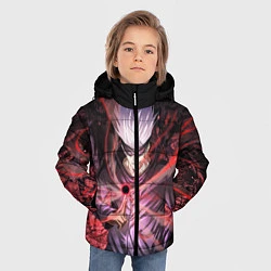 Куртка зимняя для мальчика Магическая битва, цвет: 3D-красный — фото 2