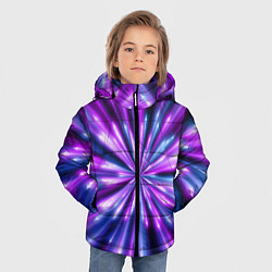 Куртка зимняя для мальчика Неоновые стрелы, цвет: 3D-черный — фото 2