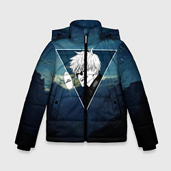 Куртка зимняя для мальчика Магическая Битва - Ты плачешь?, цвет: 3D-светло-серый