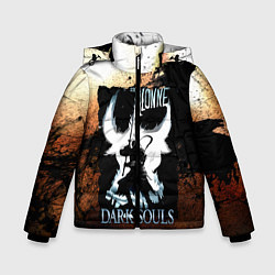 Куртка зимняя для мальчика DARKSOULS KNIGHT, цвет: 3D-черный