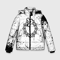 Куртка зимняя для мальчика МЕЛИОДАС 7 СМЕРТНЫХ ГРЕХОВ, цвет: 3D-черный