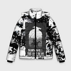 Куртка зимняя для мальчика The Last of US SURVIVE, цвет: 3D-черный