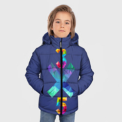 Куртка зимняя для мальчика 3X5, цвет: 3D-черный — фото 2