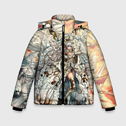 Куртка зимняя для мальчика Anime angel, цвет: 3D-черный