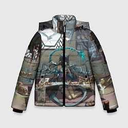 Куртка зимняя для мальчика Arknights Clay, цвет: 3D-черный