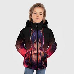 Куртка зимняя для мальчика Wawazi Arknights, цвет: 3D-черный — фото 2