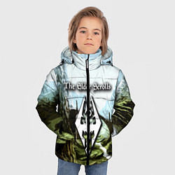 Куртка зимняя для мальчика The Elder Scrolls Skyrim, цвет: 3D-черный — фото 2