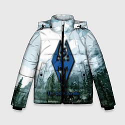 Куртка зимняя для мальчика The Elder Scrolls Довакин, цвет: 3D-черный
