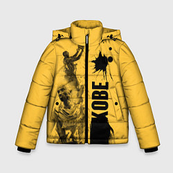 Куртка зимняя для мальчика Kobe, цвет: 3D-черный