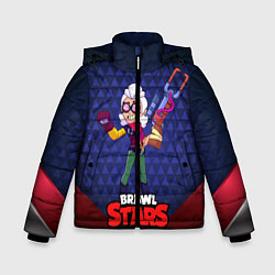 Куртка зимняя для мальчика Белль Belle Brawl Stars, цвет: 3D-черный