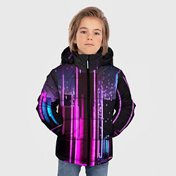 Куртка зимняя для мальчика PINK CITY, цвет: 3D-светло-серый — фото 2