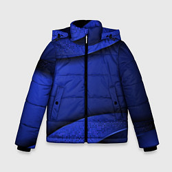 Куртка зимняя для мальчика 3D BLUE Вечерний синий цвет, цвет: 3D-черный