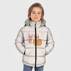 Куртка зимняя для мальчика Не распускай руки, цвет: 3D-черный — фото 2