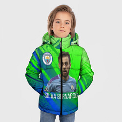 Куртка зимняя для мальчика Бернарду Силва Манчестер Сити, цвет: 3D-черный — фото 2