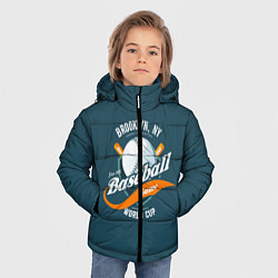 Куртка зимняя для мальчика Бейсбол, цвет: 3D-черный — фото 2