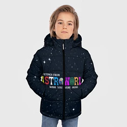 Куртка зимняя для мальчика Astroworld, цвет: 3D-черный — фото 2