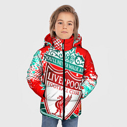 Куртка зимняя для мальчика LIVERPOOL ЛИВЕРПУЛЬ, цвет: 3D-красный — фото 2