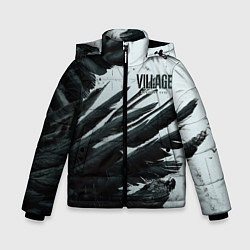 Куртка зимняя для мальчика Resident Evil Village крылья, цвет: 3D-черный