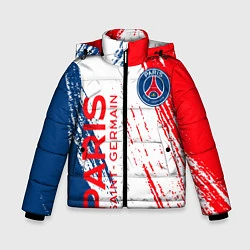 Куртка зимняя для мальчика ФК ПСЖ FC PSG PARIS SG, цвет: 3D-черный