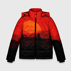 Куртка зимняя для мальчика RDR2, цвет: 3D-светло-серый