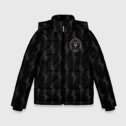 Куртка зимняя для мальчика INTER MIAMI HOME KIT, цвет: 3D-черный