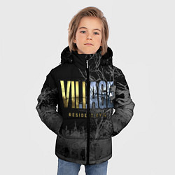 Куртка зимняя для мальчика Resident Evil Village, цвет: 3D-черный — фото 2