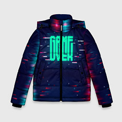 Куртка зимняя для мальчика Game Over, цвет: 3D-черный