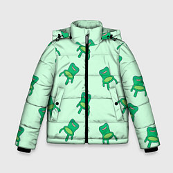 Куртка зимняя для мальчика Froggy crossing, цвет: 3D-красный