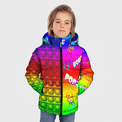 Куртка зимняя для мальчика POP it!, цвет: 3D-красный — фото 2