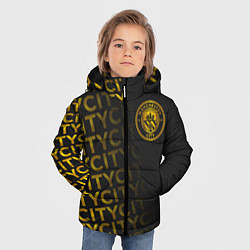 Куртка зимняя для мальчика МАНЧЕСТЕР СИТИ ЗОЛОТО GOLD, цвет: 3D-светло-серый — фото 2