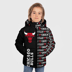 Куртка зимняя для мальчика CHICAGO BULLS 7, цвет: 3D-черный — фото 2