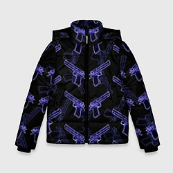 Куртка зимняя для мальчика Desert Eagle, цвет: 3D-черный