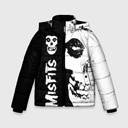 Куртка зимняя для мальчика MISFITS 1, цвет: 3D-черный