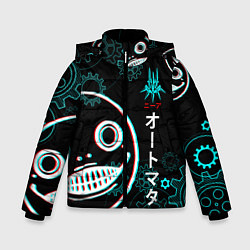 Куртка зимняя для мальчика Nier: Automata, цвет: 3D-черный