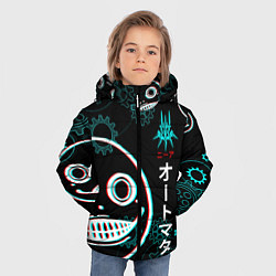 Куртка зимняя для мальчика Nier: Automata, цвет: 3D-черный — фото 2