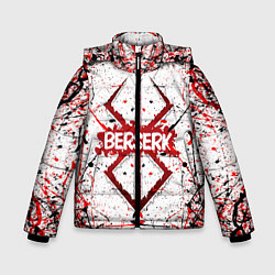 Зимняя куртка для мальчика БЕРСЕРК рваный лого