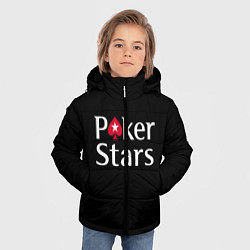 Куртка зимняя для мальчика Poker Stars, цвет: 3D-красный — фото 2