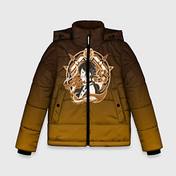 Куртка зимняя для мальчика Genshin Impact - Zhongli, цвет: 3D-черный
