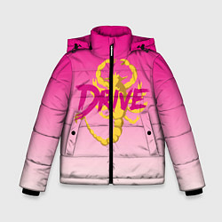 Куртка зимняя для мальчика Драйв, цвет: 3D-черный