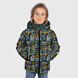 Куртка зимняя для мальчика BMX, цвет: 3D-черный — фото 2