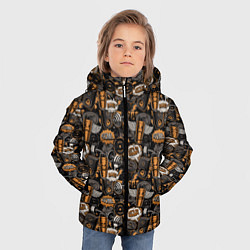 Куртка зимняя для мальчика Качалка, цвет: 3D-черный — фото 2