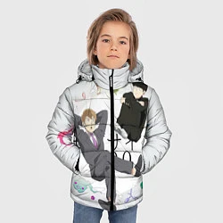 Куртка зимняя для мальчика Моб и учитель Рейген Аратака, цвет: 3D-светло-серый — фото 2