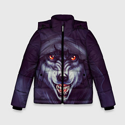 Куртка зимняя для мальчика СЕРЫЙ ВОЛК 3D, цвет: 3D-черный