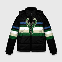 Зимняя куртка для мальчика Milwaukee Bucks форма Statement Edition