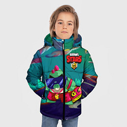 Куртка зимняя для мальчика Базз Buzz Brawl Stars, цвет: 3D-светло-серый — фото 2