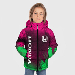 Куртка зимняя для мальчика NEON HONDA НЕОН ХОНДА, цвет: 3D-черный — фото 2