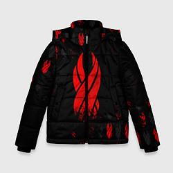 Куртка зимняя для мальчика DEAD SPACE ОБЕЛИСК, цвет: 3D-красный